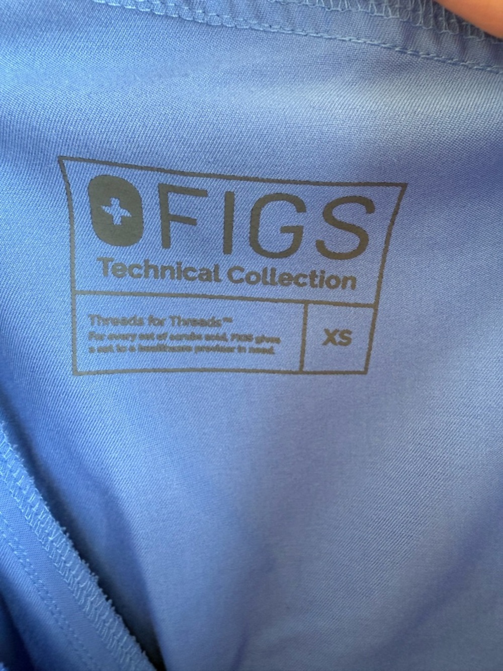 Figs Blue Scrub Pants Size XS - Picture 4 of 6